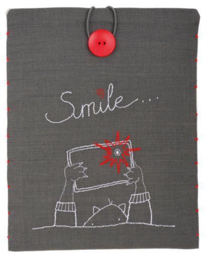 PN-0156718 Набір для вишивання гладдю Vervaco Чохол для планшета "Smile..." | інтернет-магазин 'Елена-Рукоделие'