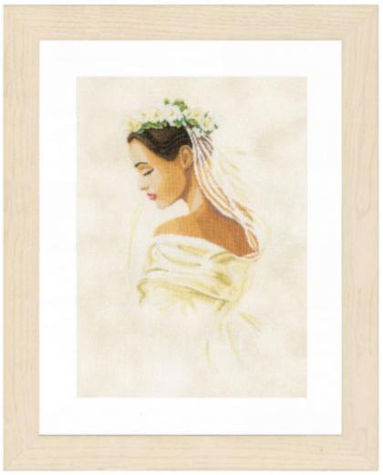 pn-0156938 набор для вышивки крестом lanarte bride "невеста"                                                                       | інтернет-магазин 'Елена-Рукоделие'