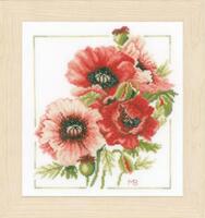 фото pn-0157496 набор для вышивки крестом lanarte anemone bouquet "букет анемонов"