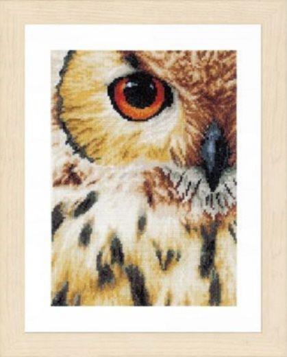 pn-0157518 набор для вышивки крестом lanarte owl "сова" | интернет-магазин Елена-Рукоделие