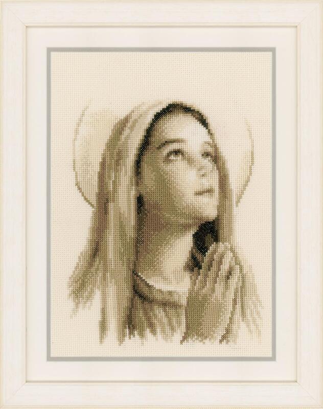 PN-0161586 Набір для вишивання хрестом Vervaco Hail Mary "Свята Марія" | інтернет-магазин 'Елена-Рукоделие'