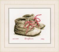 фото PN-0162101 Набір для вишивання хрестом Vervaco Baby Shoes "Дитячі чобітки"