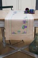 PN-0165726 Набір для вишивання хрестом (доріжка на стіл) Vervaco Lavender "Лаванда" | інтернет-магазин 'Елена-Рукоделие'