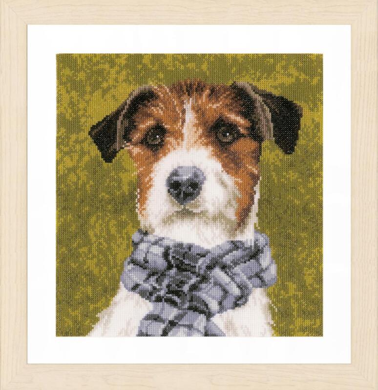 PN-0167505 Набір для вишивки хрестом LanArte Dog "Собака" | інтернет-магазин 'Елена-Рукоделие'