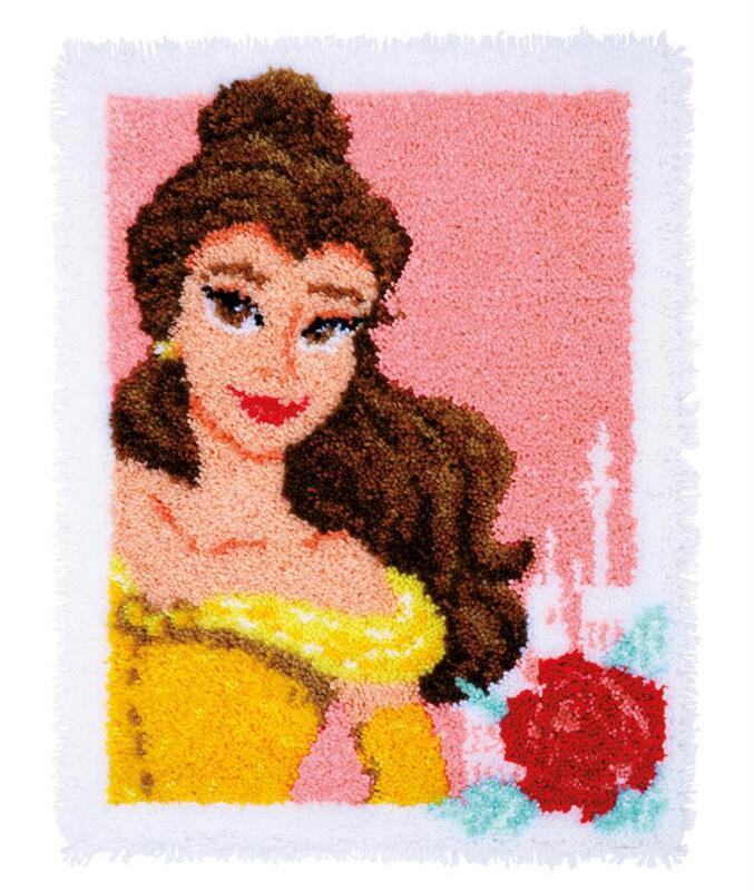 pn-0168122 набор для вышивания коврика vervaco disney enchanted beauty "princess bella" | интернет-магазин Елена-Рукоделие