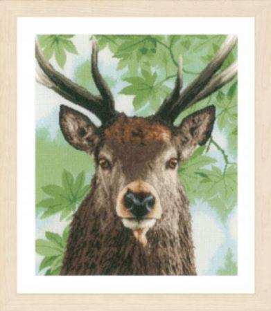pn-0168208 набор для вышивки крестом lanarte proud red deer "олень" | интернет-магазин Елена-Рукоделие