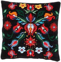 pn-0168334 набор для вышивания подушки (гобелен) vervaco "folklore" | интернет-магазин Елена-Рукоделие