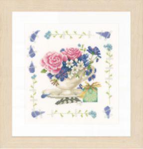 PN-0170950 Набір для вишивки хрестом LanArte Bouquet of roses "Букет троянд" | інтернет-магазин 'Елена-Рукоделие'