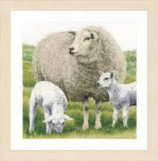 PN-0171528 Набір для вишивки хрестом LanArte Sheep "Вівця" | інтернет-магазин 'Елена-Рукоделие'