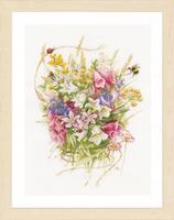 фото pn-0173516 набор для вышивки крестом lanarte summer bouquet "летний букет"