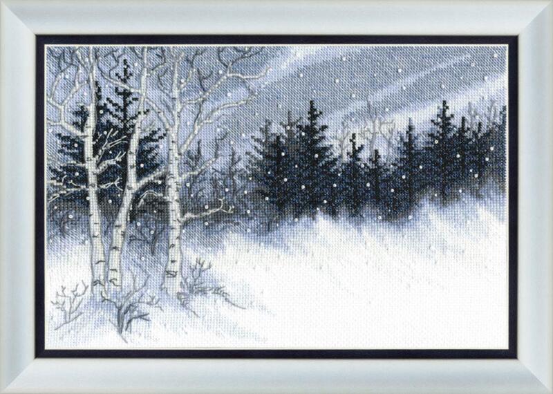 ВТ-099 Набір для вишивання хрестиком Crystal Art "Зимова ніч" | інтернет-магазин 'Елена-Рукоделие'