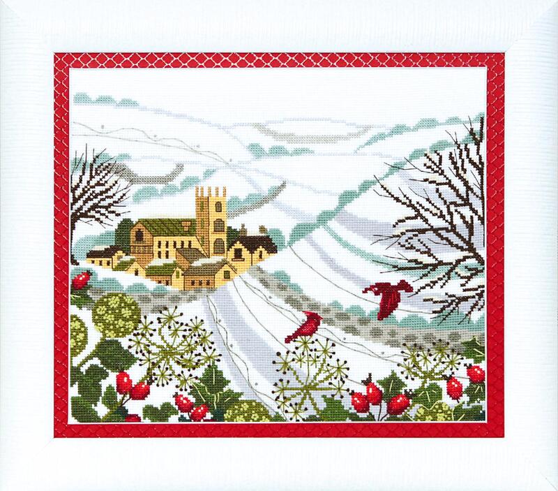 вт-177 набор для вышивания крестом crystal art "рождественская сказка" | интернет-магазин Елена-Рукоделие