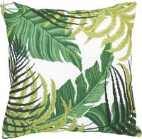 вт-198 набор для вышивания подушки крестиком crystal art серия "тропические листья" | интернет-магазин Елена-Рукоделие