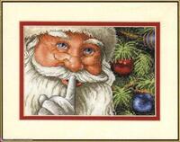 08799 Набір для вишивання хрестиком DIMENSIONS Santa's Secret "Секрет Санти" | інтернет-магазин 'Елена-Рукоделие'