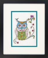 фото 70-65163 набор для вышивания крестом dimensions bloowing owl "цветущая сова"