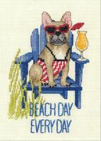 фото 70-65195 Набір для вишивки хрестом  Пляжна собака Dimensions