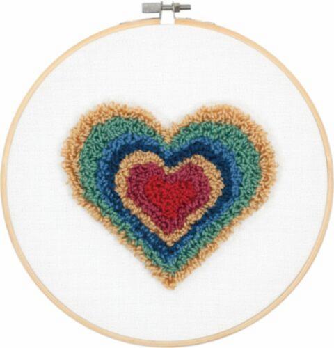 72-70024 набор для вышивания dimensions heart retro "сердце ретро" | интернет-магазин Елена-Рукоделие