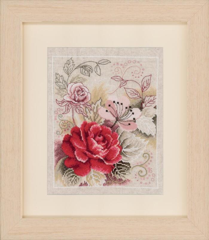 PN-0145133 Набір для вишивання хрестом Vervaco "Букет троянд" | інтернет-магазин 'Елена-Рукоделие'