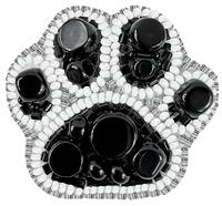 БП-254 Набір для виготовлення брошки Crystal Art "Лапка" | інтернет-магазин 'Елена-Рукоделие'