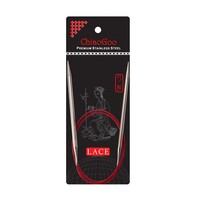 круговые стальные спицы chiaogoo red lace, premium ss, 100 см (40") 2,5 мм | интернет-магазин Елена-Рукоделие