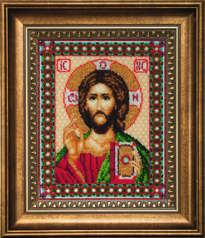 Набір для вишивання бісером Чарівна Мить Б-069 "Ікона Господа Ісуса Христа" | інтернет-магазин 'Елена-Рукоделие'