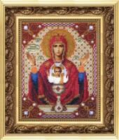 фото набор для вышивки бисером чарівна мить б-1009 "икона божьей матери неупиваемая чаша"