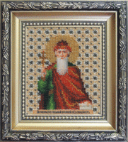 фото набор для вышивки бисером чарівна мить б-1036 "икона святой равноапостольный князь владимир"