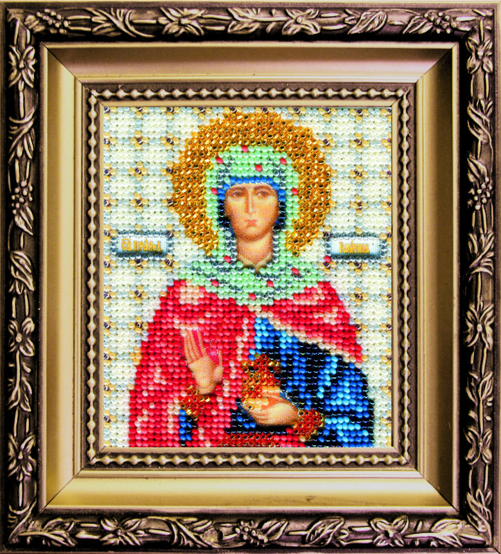 набор для вышивки бисером чарівна мить б-1122 "икона святая праведная иоанна (жанна, яна)" | інтернет-магазин 'Елена-Рукоделие'