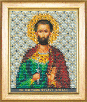 фото набор для вышивки бисером чарівна мить б-1133 "икона святой мученик феодот (богдан)"