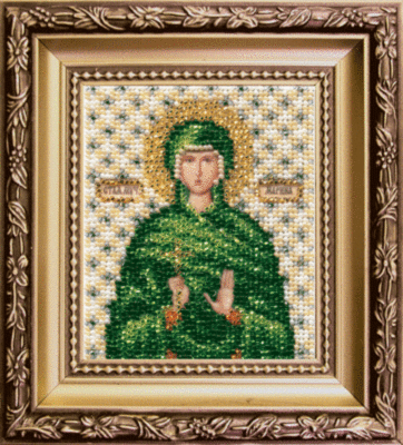набор для вышивки бисером чарівна мить б-1134 "икона святая мученица марина" | інтернет-магазин 'Елена-Рукоделие'