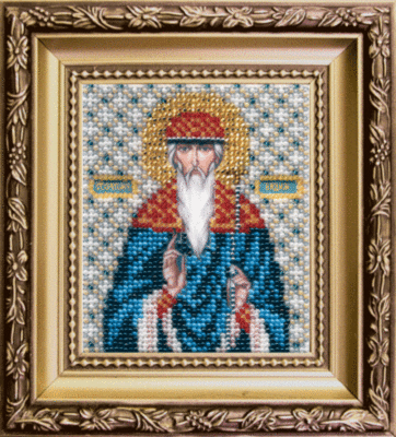 набор для вышивки бисером чарівна мить б-1141 "икона святой преподобный мученик вадим" | інтернет-магазин 'Елена-Рукоделие'