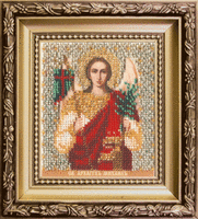 набор для вышивки бисером чарівна мить б-1148 "икона святой архангел михаил" | интернет-магазин Елена-Рукоделие
