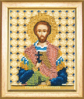 набор для вышивки бисером чарівна мить б-1180 "икона святой мученик валентин" | интернет-магазин Елена-Рукоделие