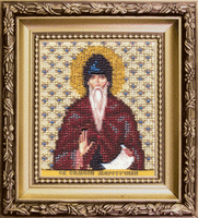 фото набор для вышивки бисером чарівна мить б-1192 "икона святой преподобный симеон мироточивый"