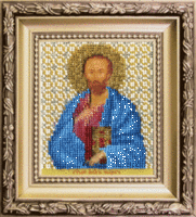 набор для вышивки бисером чарівна мить б-1220 "икона святой апостол марк" | интернет-магазин Елена-Рукоделие