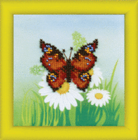 фото набор для вышивки бисером чарівна мить б-617 "бабочка"