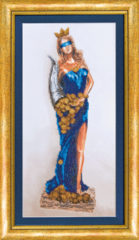 Набір для вишивання бісером Чарівна Мить Б-639 "Богиня талану Фортуна" | інтернет-магазин 'Елена-Рукоделие'
