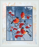 фото набор для вышивки бисером чарівна мить б-681 "яркие краски зимы"