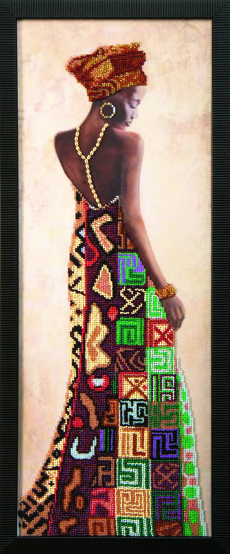 Набір для вишивання бісером Чарівна Мить Б-703 "Африканська принцеса" | інтернет-магазин 'Елена-Рукоделие'