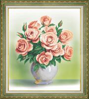 Набір для вишивання бісером Чарівна Мить Б-761 "Кремові троянди" | інтернет-магазин 'Елена-Рукоделие'