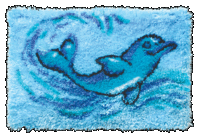 фото Набір для вишивання коврика Чарівна Мить РТ-200 "Дельфін"