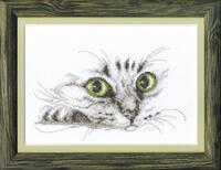 Набір для вишивання хрестиком Чарівна Мить М-267 "Погляд кота" | інтернет-магазин 'Елена-Рукоделие'