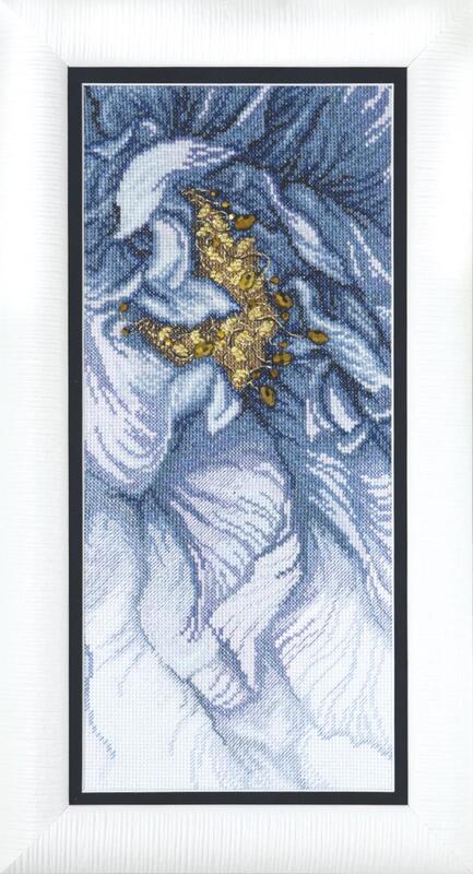 Набір для вишивки хрестиком Чарівна Мить М-270 "Блакитний настрій" | інтернет-магазин 'Елена-Рукоделие'