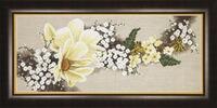 Набір для вишивання хрестиком Чарівна Мить М-301 "Білі квіти" | інтернет-магазин 'Елена-Рукоделие'