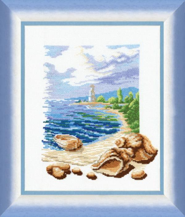 Набір для вишивання хрестиком Чарівна Мить №211 Триптих "Біля моря" | інтернет-магазин 'Елена-Рукоделие'