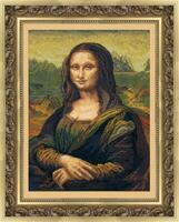 фото Набір для вишивання хрестиком Чарівна Мить №240 За мотивами Леонардо да Вінчі "Мона Ліза"