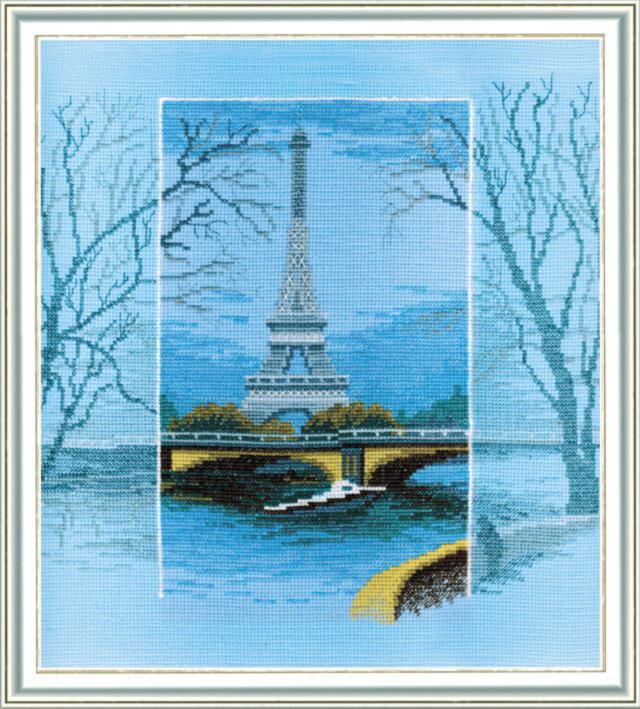 Набір для вишивання хрестиком Чарівна Мить №286 "Побачити Париж..." | інтернет-магазин 'Елена-Рукоделие'