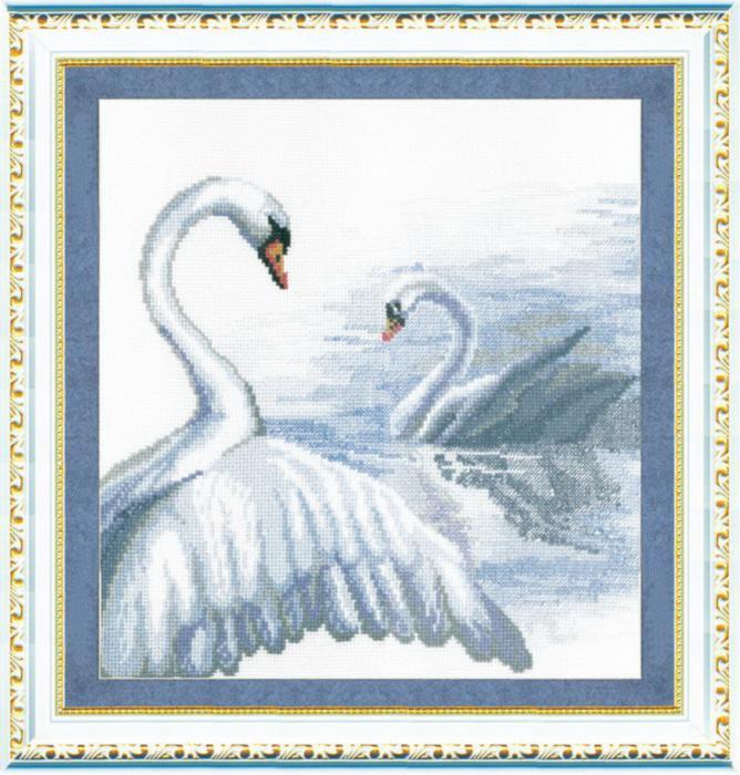 Набір для вишивання хрестиком Чарівна Мить №294 "Лебеді" | інтернет-магазин 'Елена-Рукоделие'