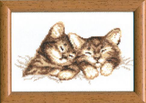 Набір для вишивання хрестиком Чарівна Мить №296 "Кошенята" | інтернет-магазин 'Елена-Рукоделие'