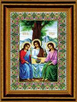 фото набор для вышивки крестиком чарівна мить №344 "икона пресвятой троицы"  